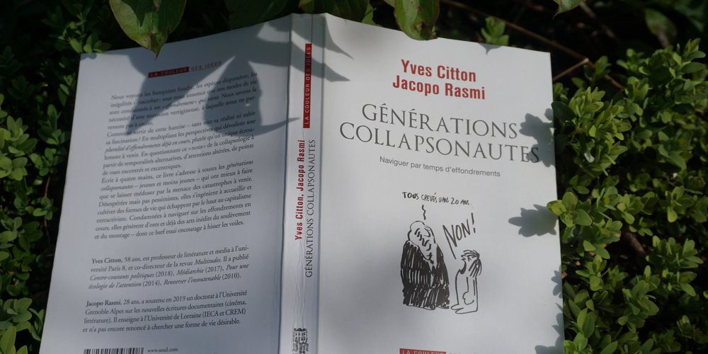Yves Citton et Jacopo Rasmi : "Générations collapsonautes" (Le Seuil) - couverture