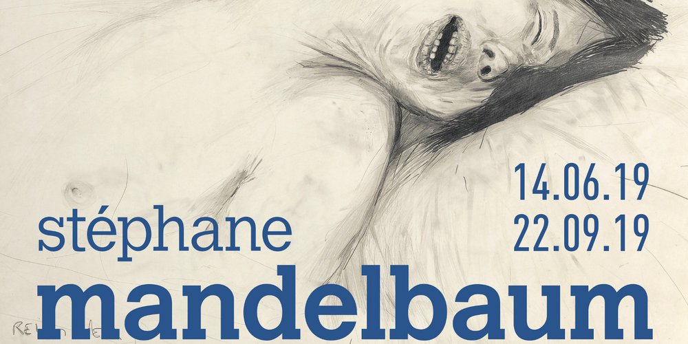 affiche exposition Stéphane Mandelbaum - Musée juif Bruxelles