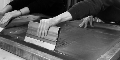 atelier de sérigraphie Hashët