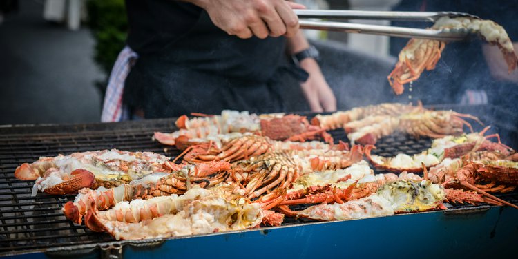 bbq scampis